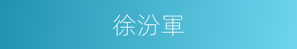 徐汾軍的同義詞