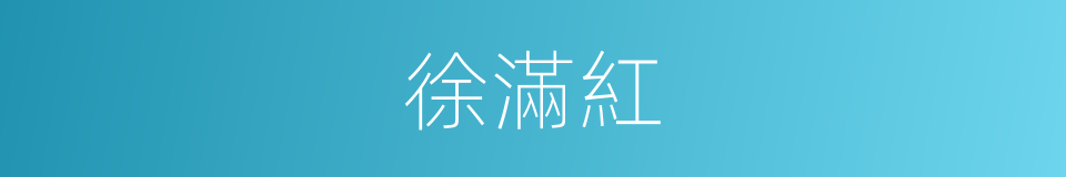 徐滿紅的同義詞