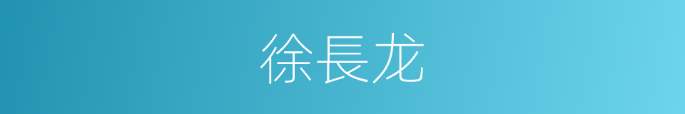 徐長龙的同義詞