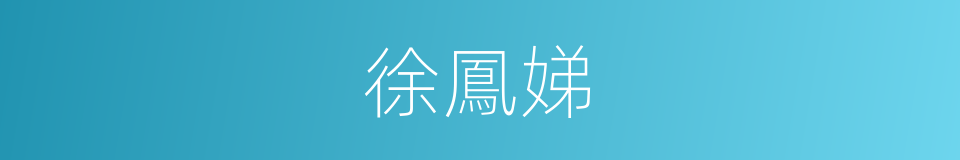 徐鳳娣的同義詞