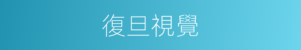 復旦視覺的同義詞
