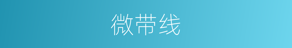 微带线的同义词