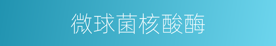 微球菌核酸酶的同义词