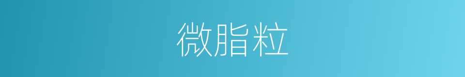 微脂粒的同义词