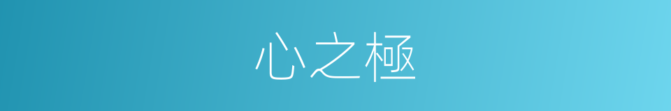 心之極的同義詞