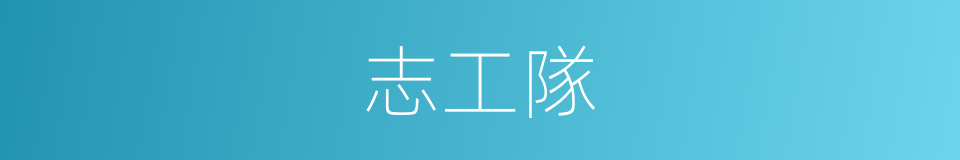 志工隊的同義詞