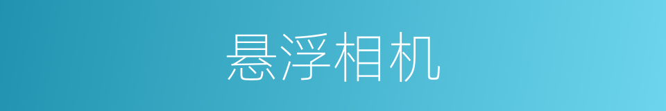 悬浮相机的同义词