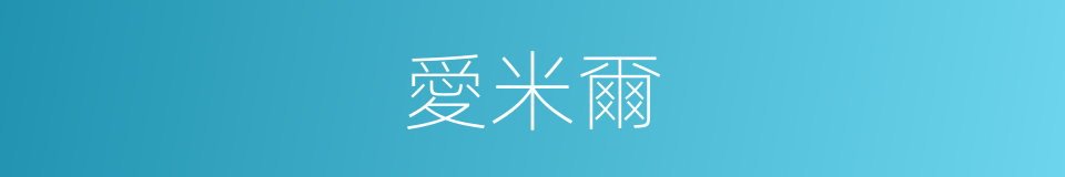 愛米爾的同義詞
