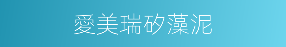 愛美瑞矽藻泥的同義詞