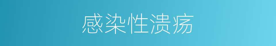 感染性溃疡的同义词