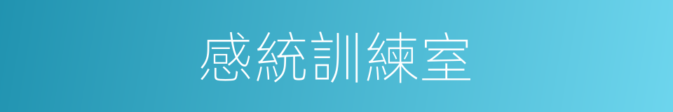 感統訓練室的同義詞