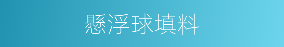 懸浮球填料的同義詞