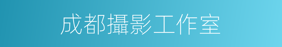 成都攝影工作室的同義詞