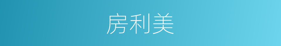 房利美的同义词