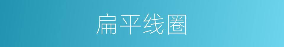 扁平线圈的同义词