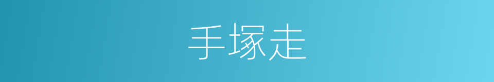手塚走的同義詞