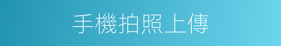 手機拍照上傳的同義詞