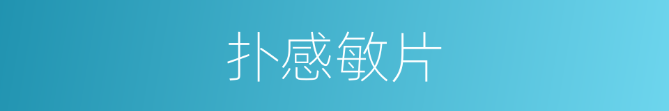 扑感敏片的同义词