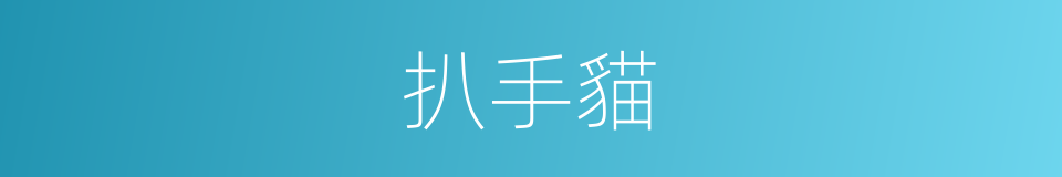 扒手貓的同義詞