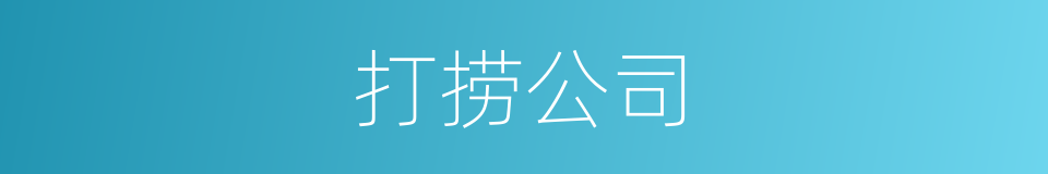 打捞公司的同义词