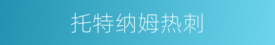 托特纳姆热刺的同义词