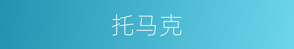 托马克的同义词