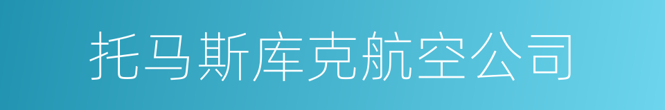 托马斯库克航空公司的同义词