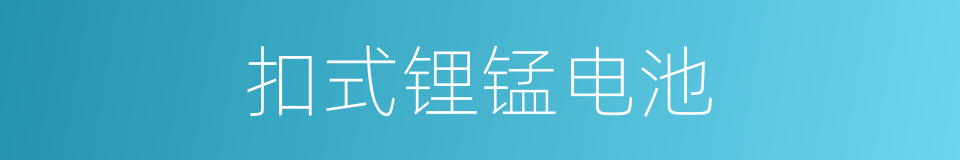 扣式锂锰电池的同义词