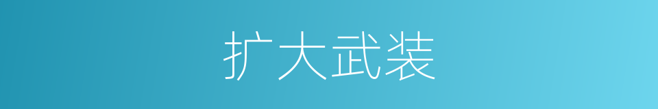 扩大武装的同义词
