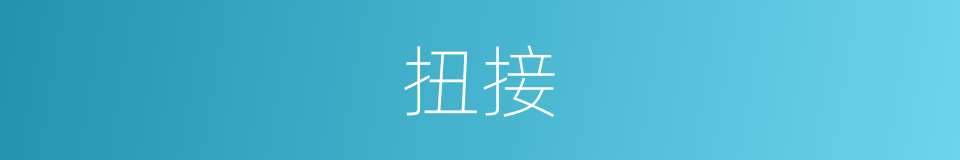 扭接的同义词