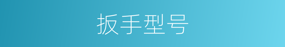 扳手型号的同义词
