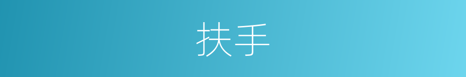 扶手的意思