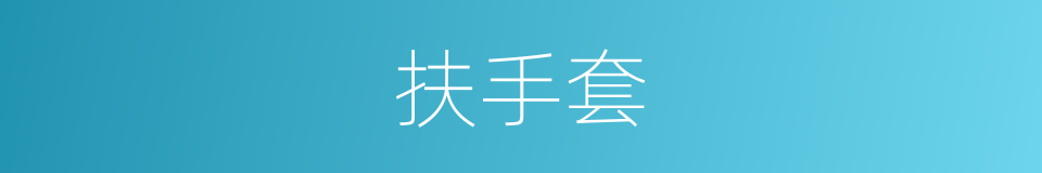 扶手套的同义词