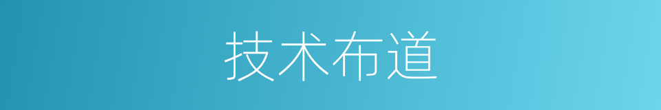 技术布道的同义词