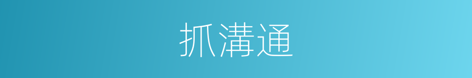 抓溝通的同義詞
