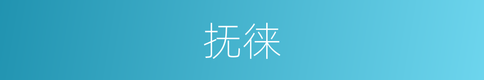 抚徕的意思