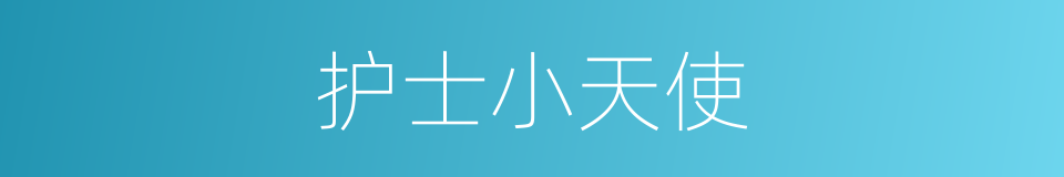 护士小天使的同义词