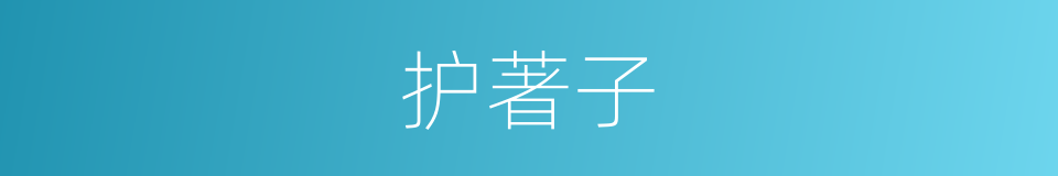 护著子的同義詞
