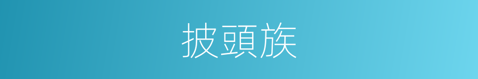 披頭族的同義詞