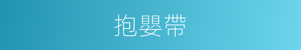 抱嬰帶的同義詞