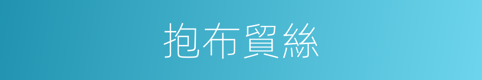 抱布貿絲的意思