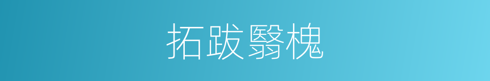 拓跋翳槐的同义词
