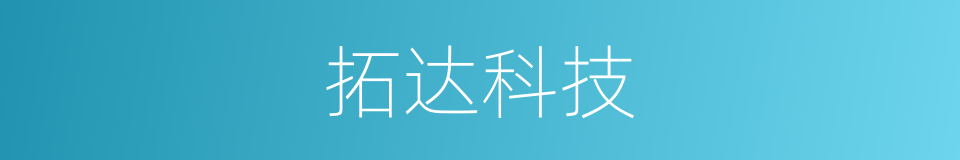 拓达科技的同义词