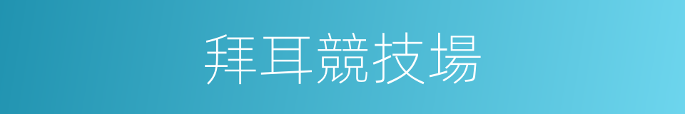 拜耳競技場的同義詞
