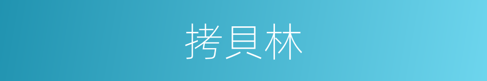 拷貝林的同義詞