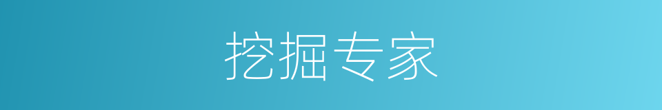 挖掘专家的同义词