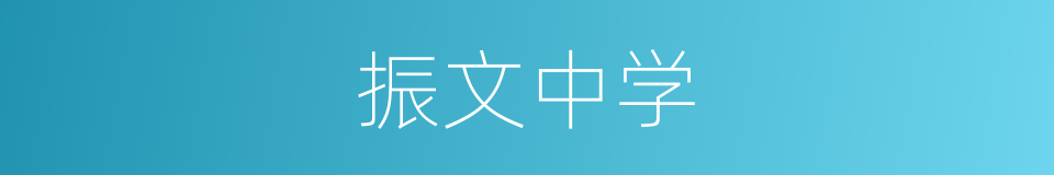 振文中学的同义词