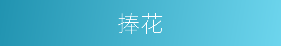 捧花的同义词