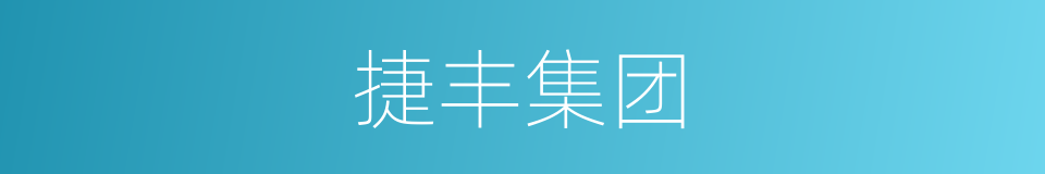 捷丰集团的同义词