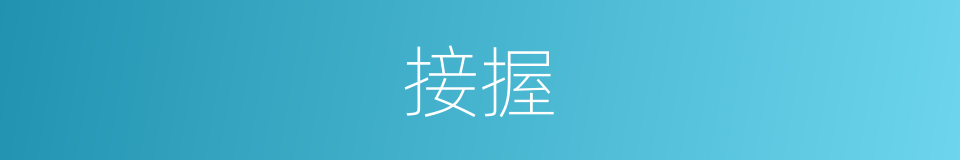 接握的同义词